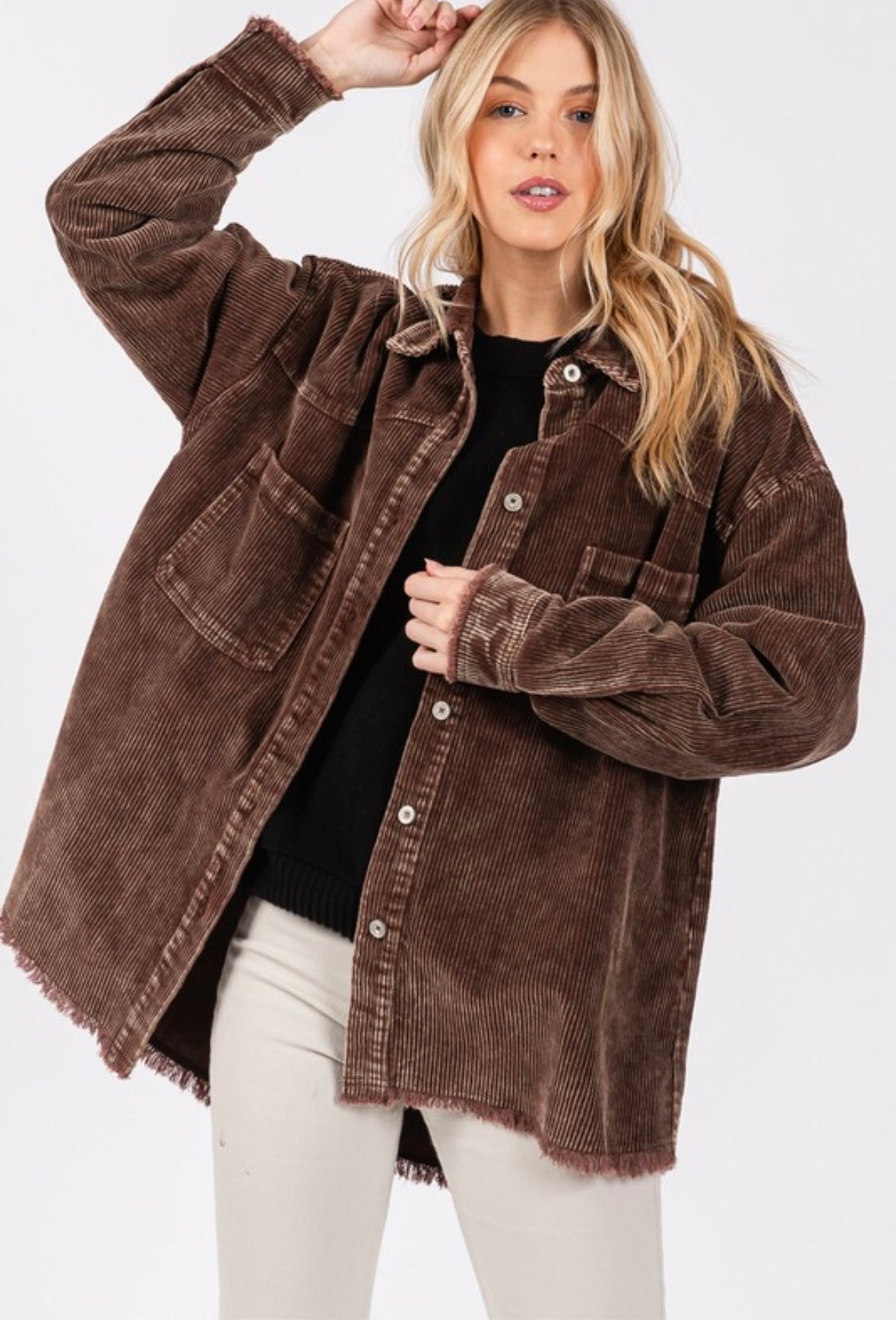 CORDUROY OVERSIZED JACKET