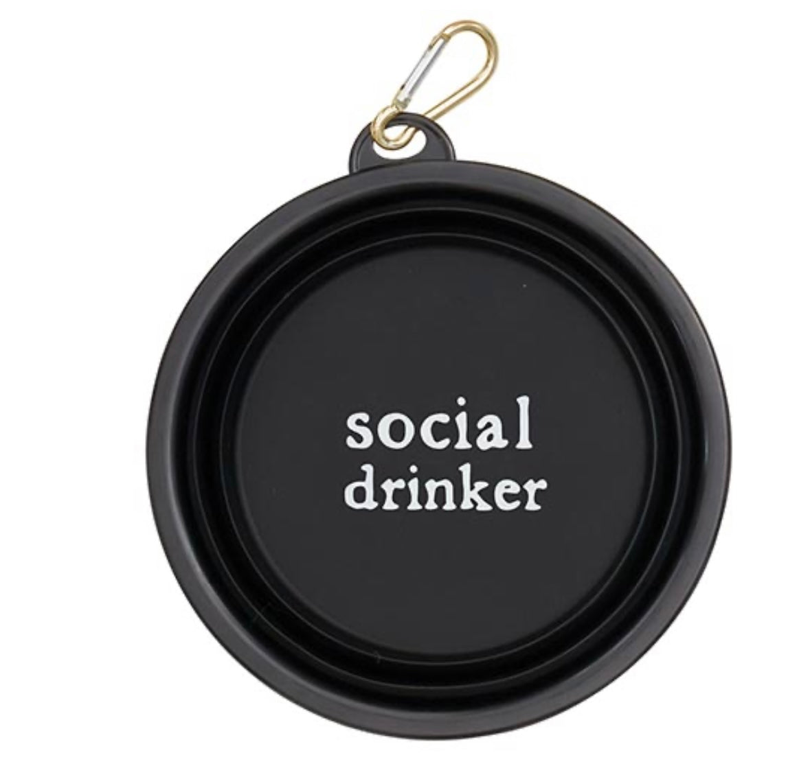 SOCIAL DRINKER COLLAPSING DOG BOWL LARGE