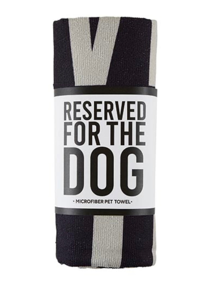 RESERVED DOG TOWEL