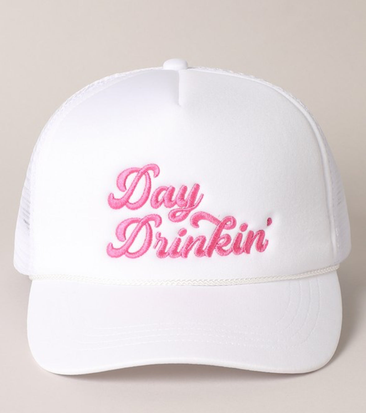 DAY DRINKIN WHITE TRUCKER